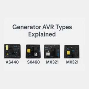 ⚡ Generator AVR Types Explained (AS440, SX460, MX321, and More) — 2025 Complete Guide 6 Generator AVR types AS440 SX460 MX321 comparison