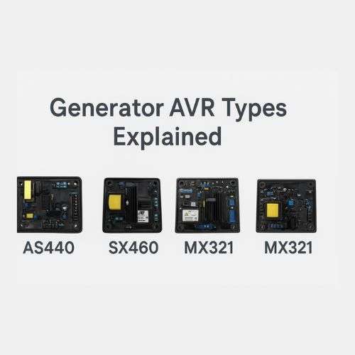 ⚡ Generator AVR Types Explained (AS440, SX460, MX321, and More) — 2025 Complete Guide 2 Generator AVR types AS440 SX460 MX321 comparison